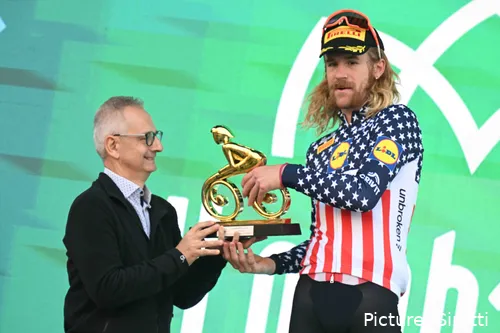 Quinn Simmons was one of the protagonists of the 2026 Il Lombardia