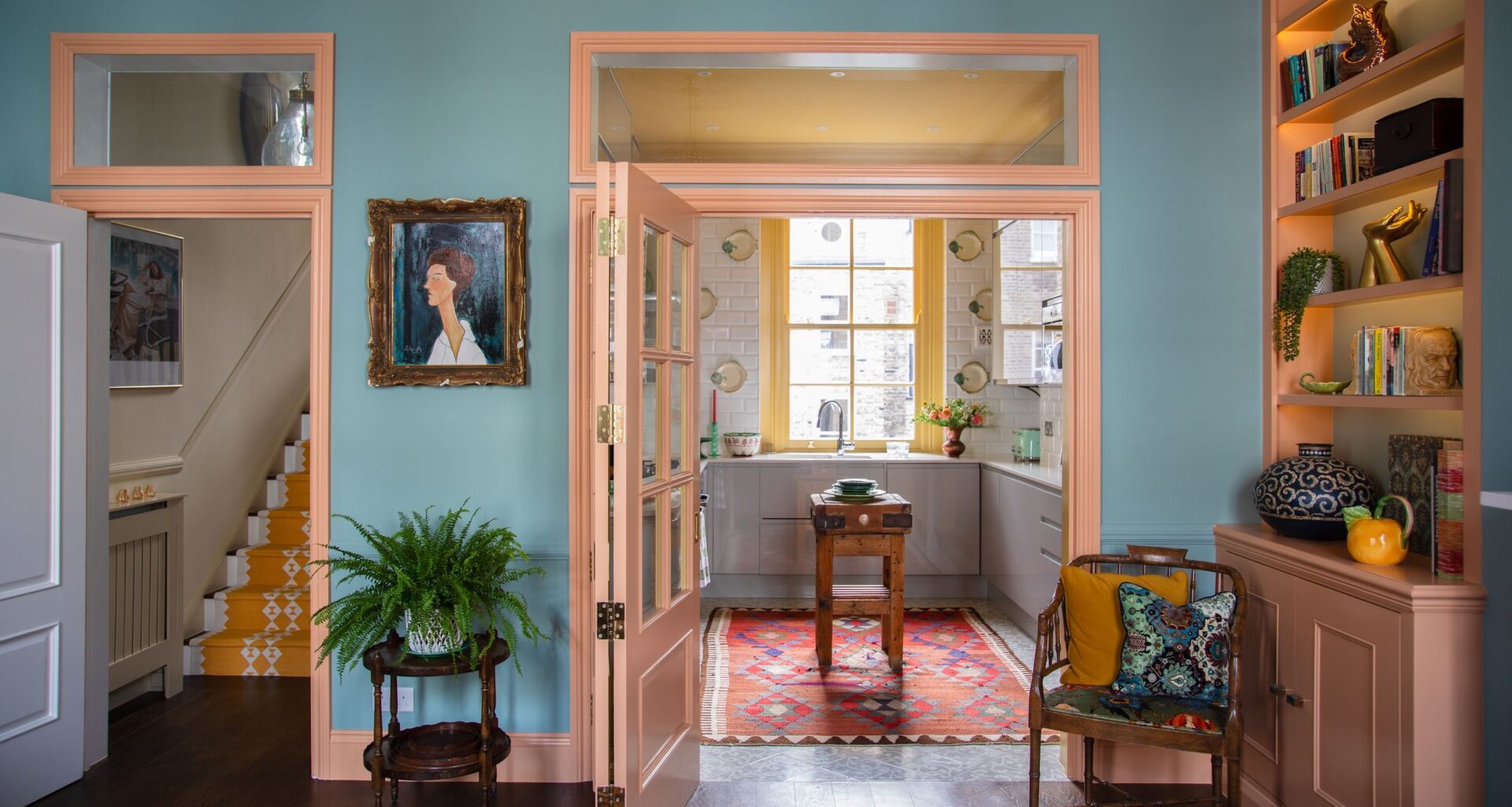 This Regency townhouse has had a colourful transformation