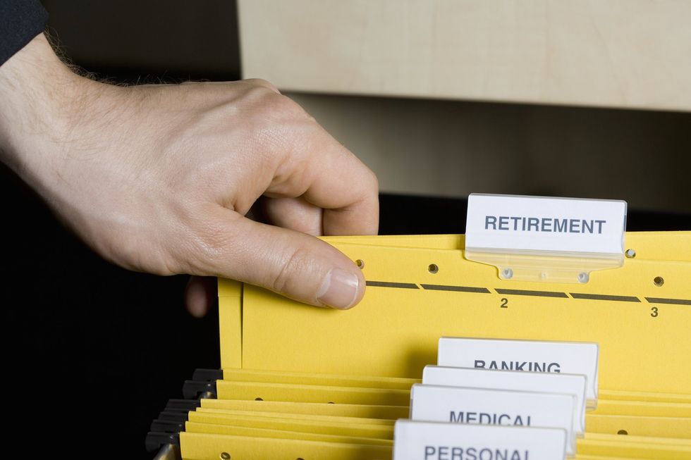Retirement folder