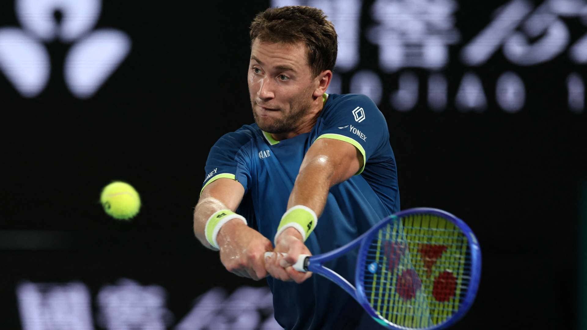 Casper Ruud reached the fourth round at the Australian Open last month. 