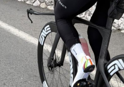 An unmarked Colnago TT bike 