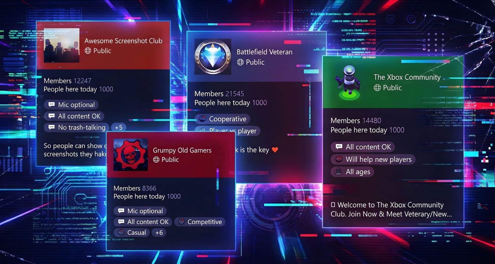 Xbox Social Clubs discontinued in April 2026