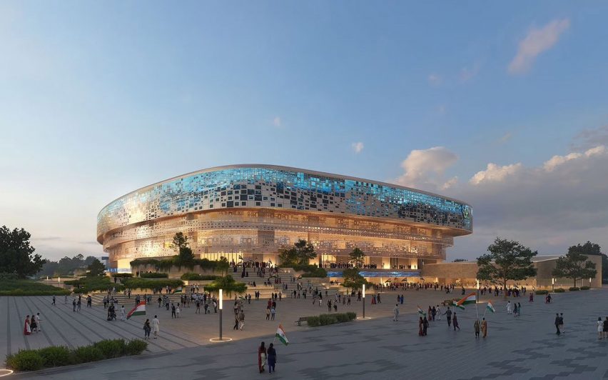 Indoor arena at the Sardar Vallabhbhai Patel Sports Enclave
