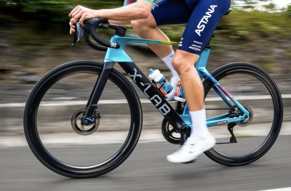 2026 XDS Astana Team riding shot