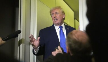 Donald Trump said Sir Keir Starmer should not lose control of Diego Garcia by entering a "tenuous" lease. Pic: AP