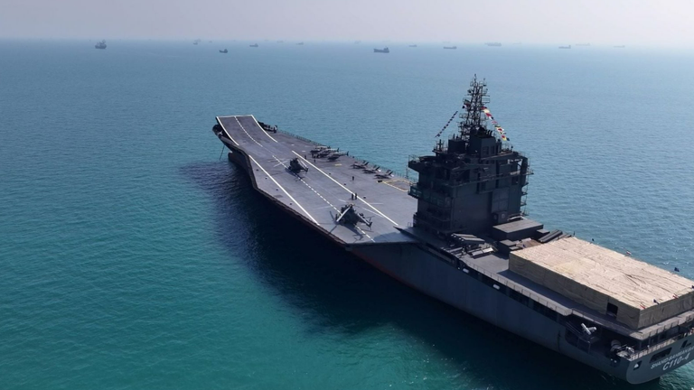 Iran’s drone aircraft carrier Shahid Bagheri at sea in the Persian Gulf. Credit: Sepah News