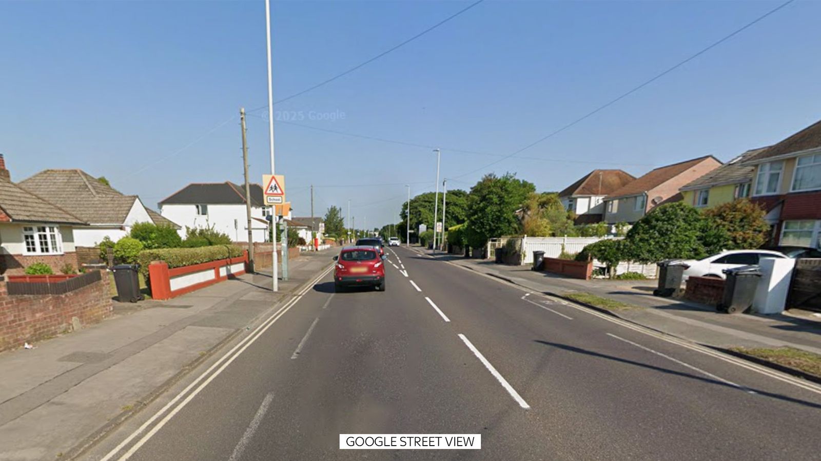 The collision happened in Herbert Avenue, near the junction with Manor Avenue