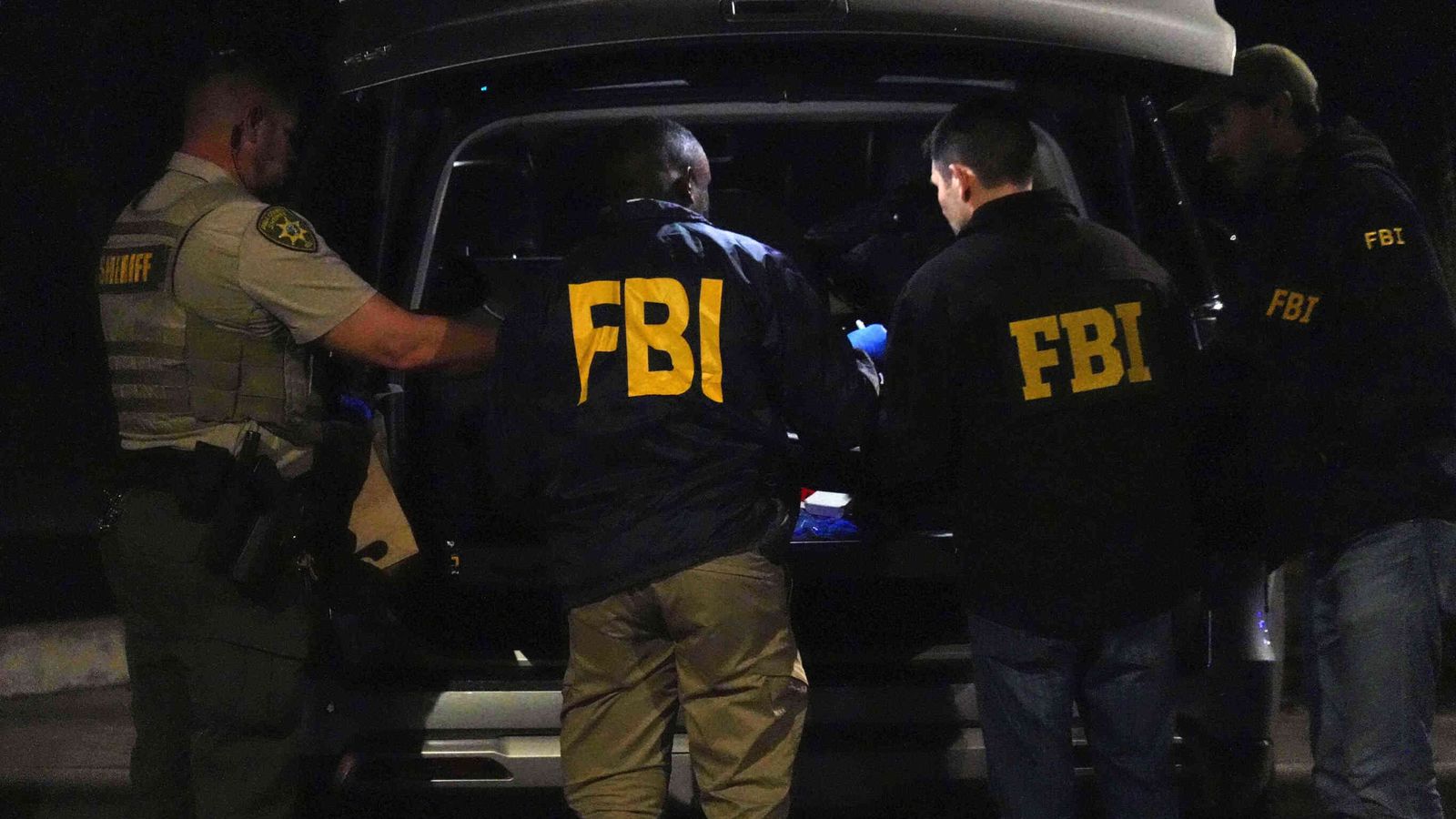 Pima County sheriff's department and the FBI investigate Nancy Guthrie's disappearance. Pic: AP