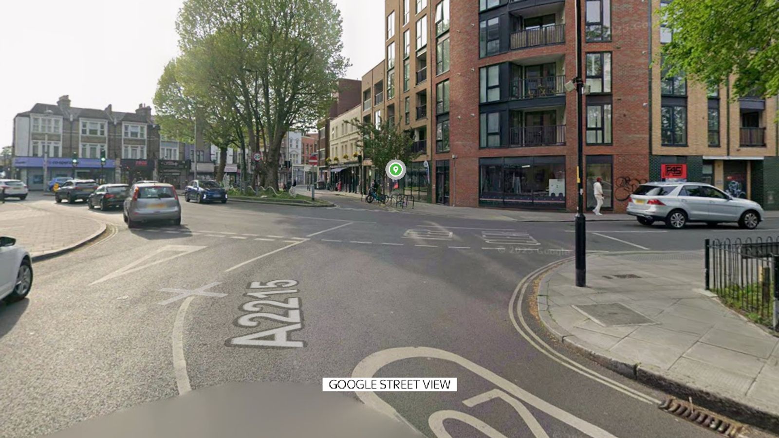 Police responded to reports of an assault on Rye Lane, near the junction of Heaton Road. Pic: Google Streetview