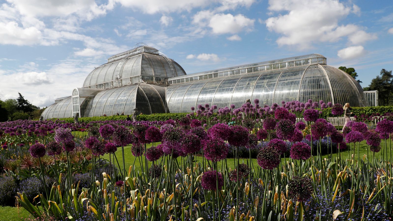 The highest temperature of 2026 so far was recorded at Kew Gardens in London. Pic: Reuters