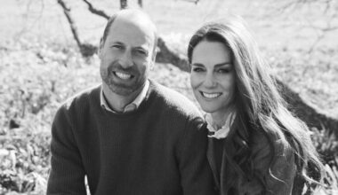 The Prince and Princess of Wales have marked Valentine's Day by sharing a portrait. Pic: X