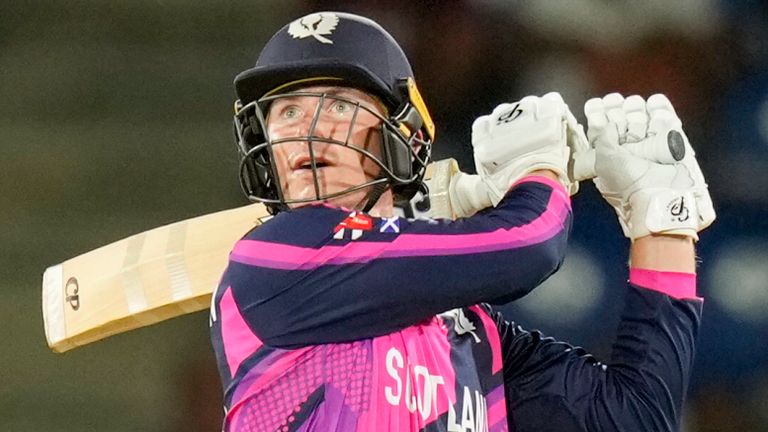 Scotland's Brandon McMullen, T20 cricket (Associated Press)
