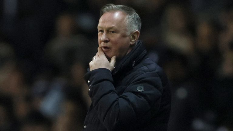 Michael O'Neill took charge of his first game as Blackburn head coach