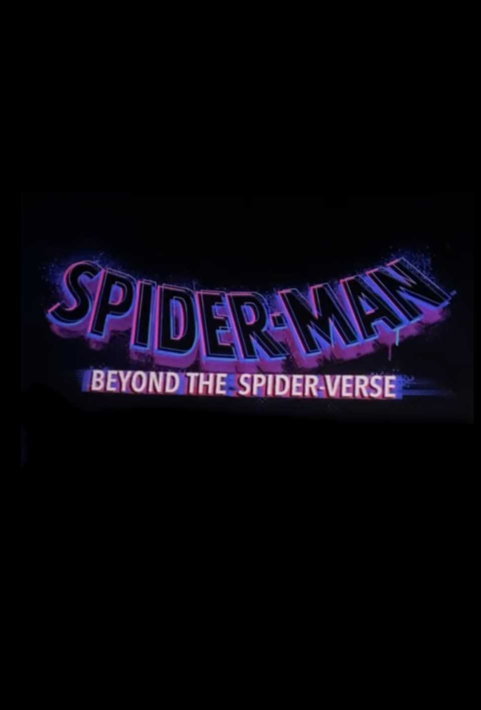 Spider-Man Beyond the Spider-Verse Logo Placeholder