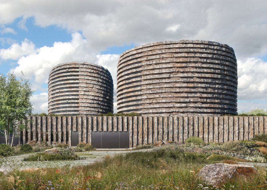 Stone Clouds data centre designed for Sweden by Carl Fredrik Svenstedt Architects