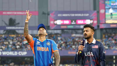 Suryakumar Yadav walks away from toss to hug Rohit Sharma - WATCH