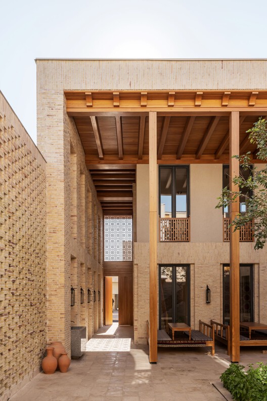 SUZANI by Madina Kasimbaeva Museum / ARC Architects - Interior Photography, Wood, Courtyard