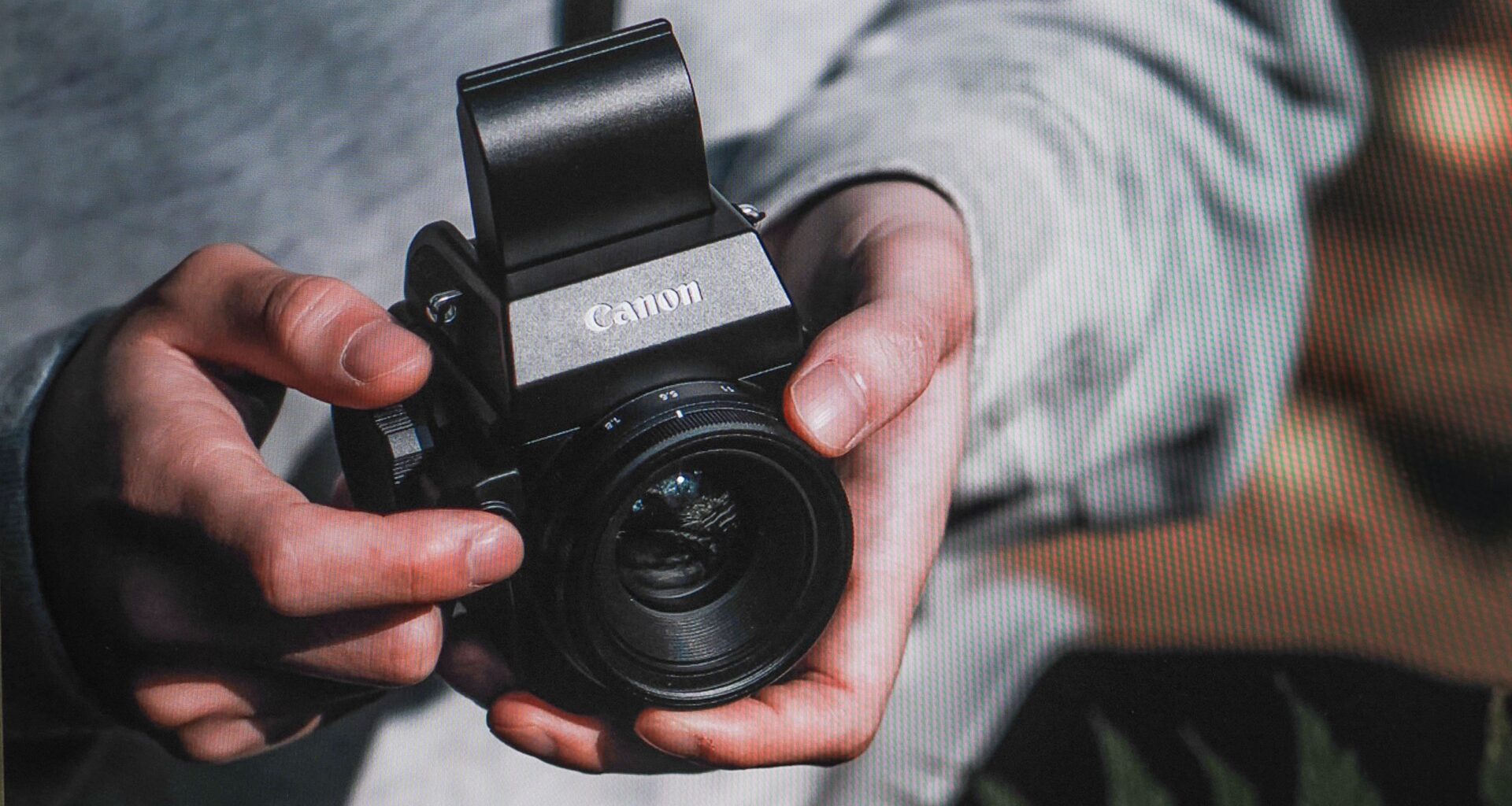 Canon goes retro! Analog concept camera with optical finder and manual focus is unveiled in Japan
