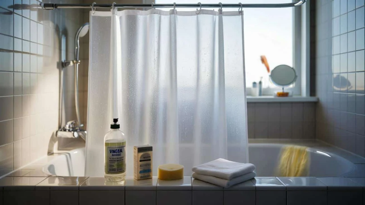 That mushroomy smell coming from your shower curtain isn’t what you think it is