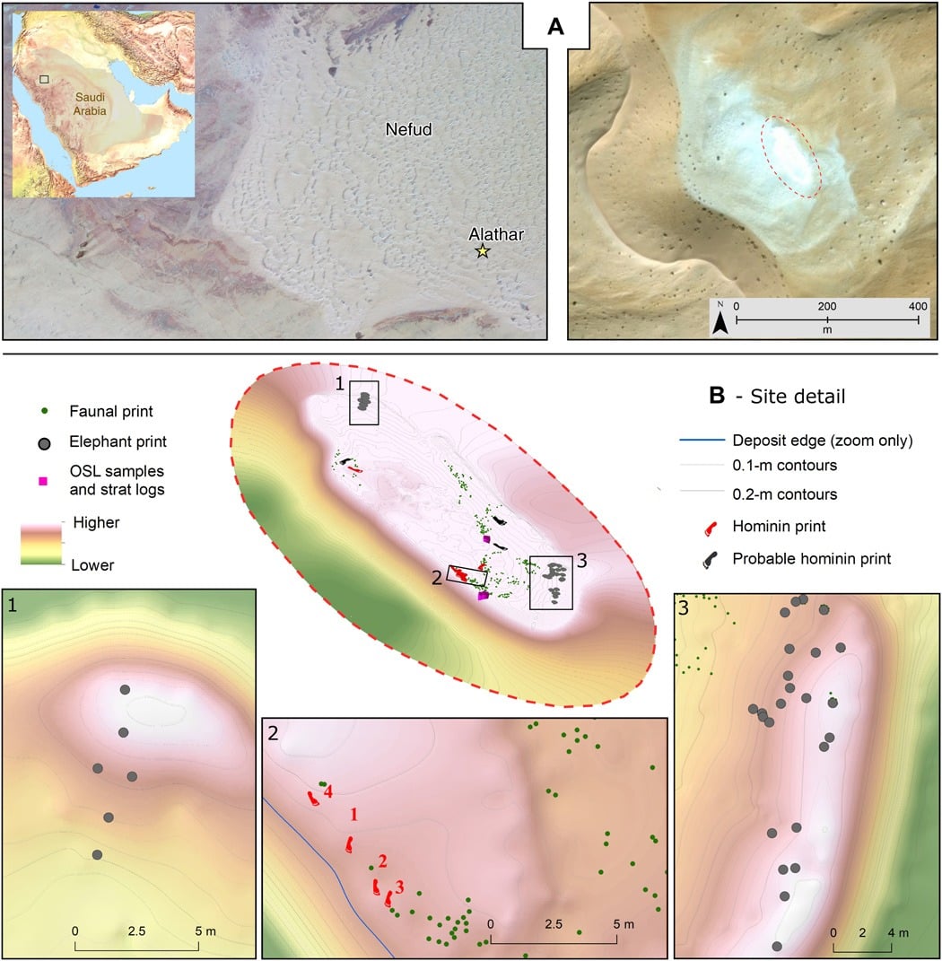 The Location Of The Alathar Paleolake Site