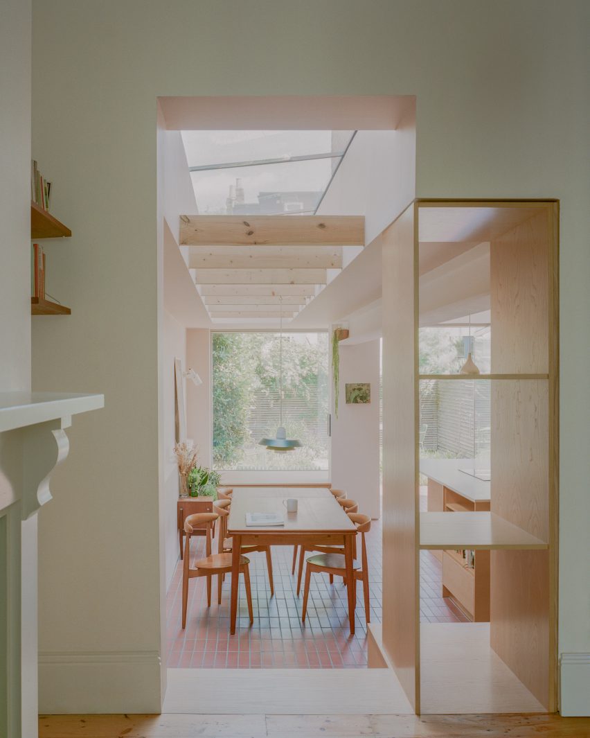 Renovated interior of home extension by TYPE