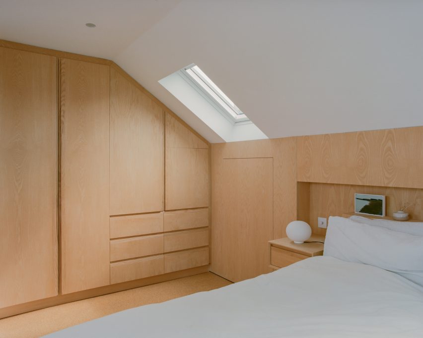 Bedroom interior at Denmark Hill by TYPE