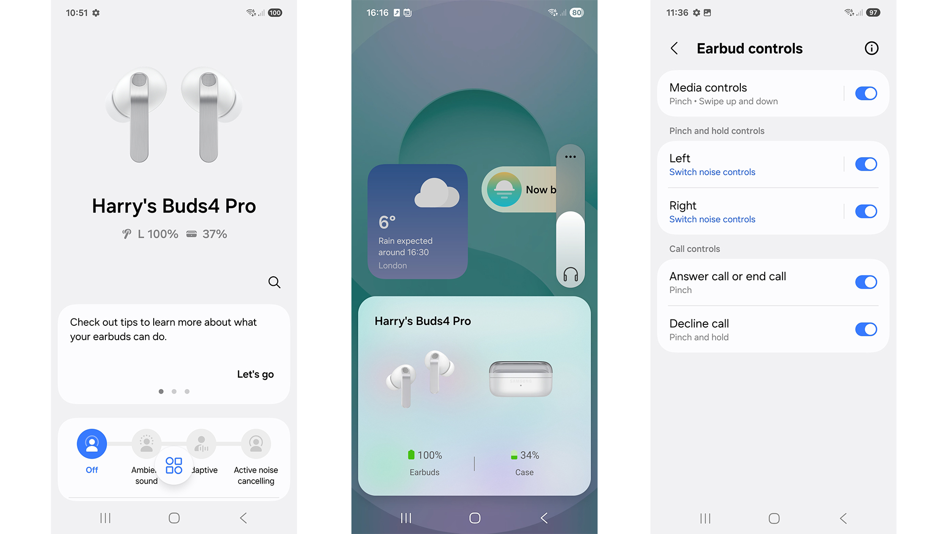 Samsung Galaxy Buds 4 Pro wireless earbuds