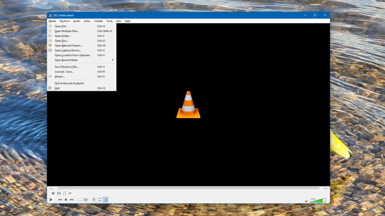 VLC Media Player  app running on Windows desktop