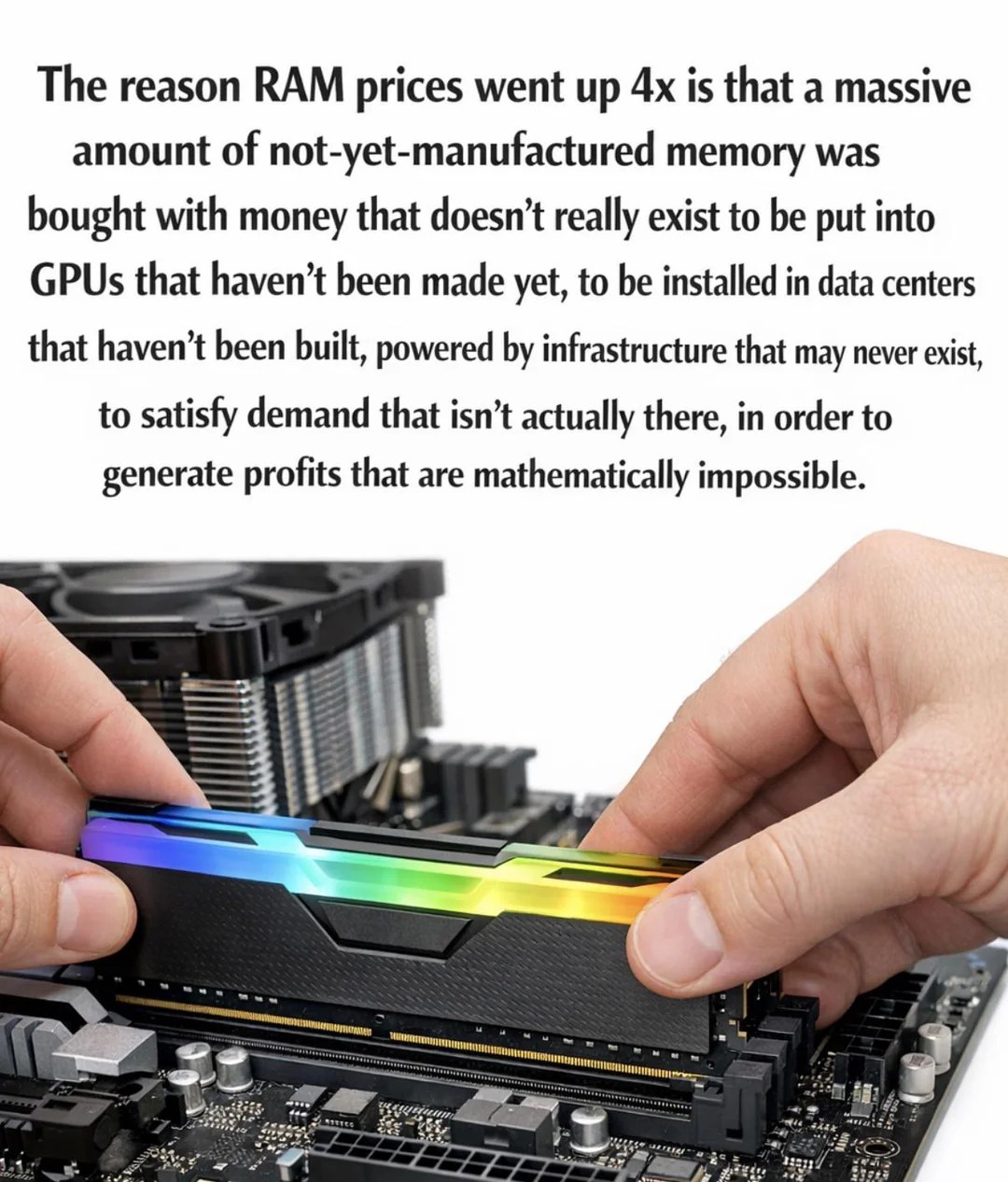 A popular meme spreading across social media — I didn’t find a definitive source.