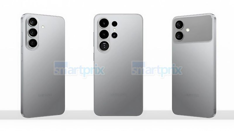 CAD renders of the Galaxy S26 lineup including the Ultra and Pro models