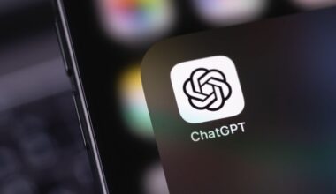 ChatGPT app on an iPhone