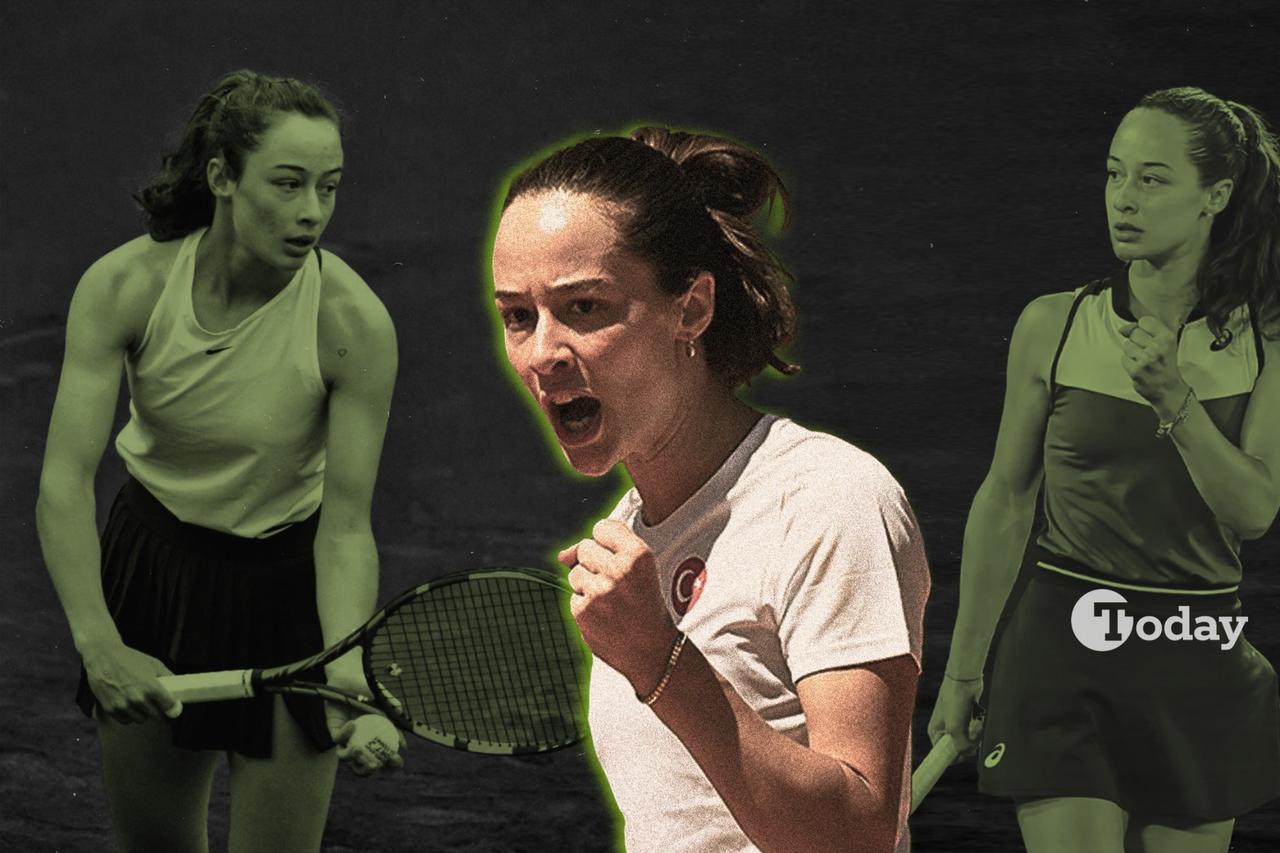 Turkish tennis star Zeynep Sonmez journey from Istanbul to WTA glory at the Merida Open, November 4, 2024. (Türkiye Today Staff)