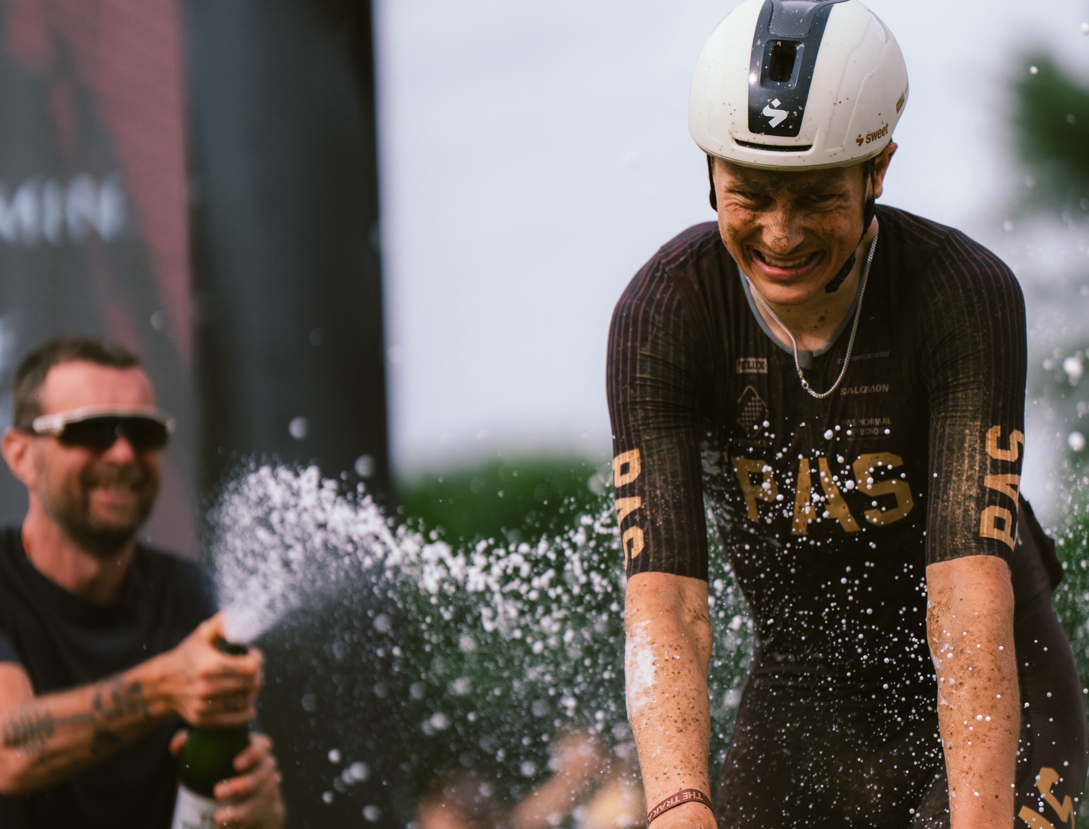 Tobias Kongstad of PAS Racing celebrates a dominant win in the 2025 Traka 360