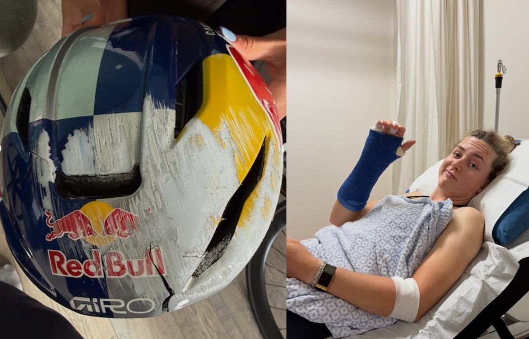 "If I hadn't had it on, maybe I wouldn't be here today": Zoe Bäckstedt recalls horror crash which smashed helmet "into so many pieces" - Cycling News | Bike Reviews