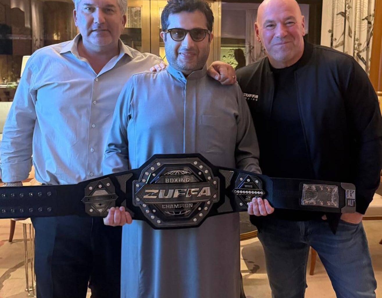 Image: Zuffa Boxing Reveals Its Own Championship Belt in Major Step Forward