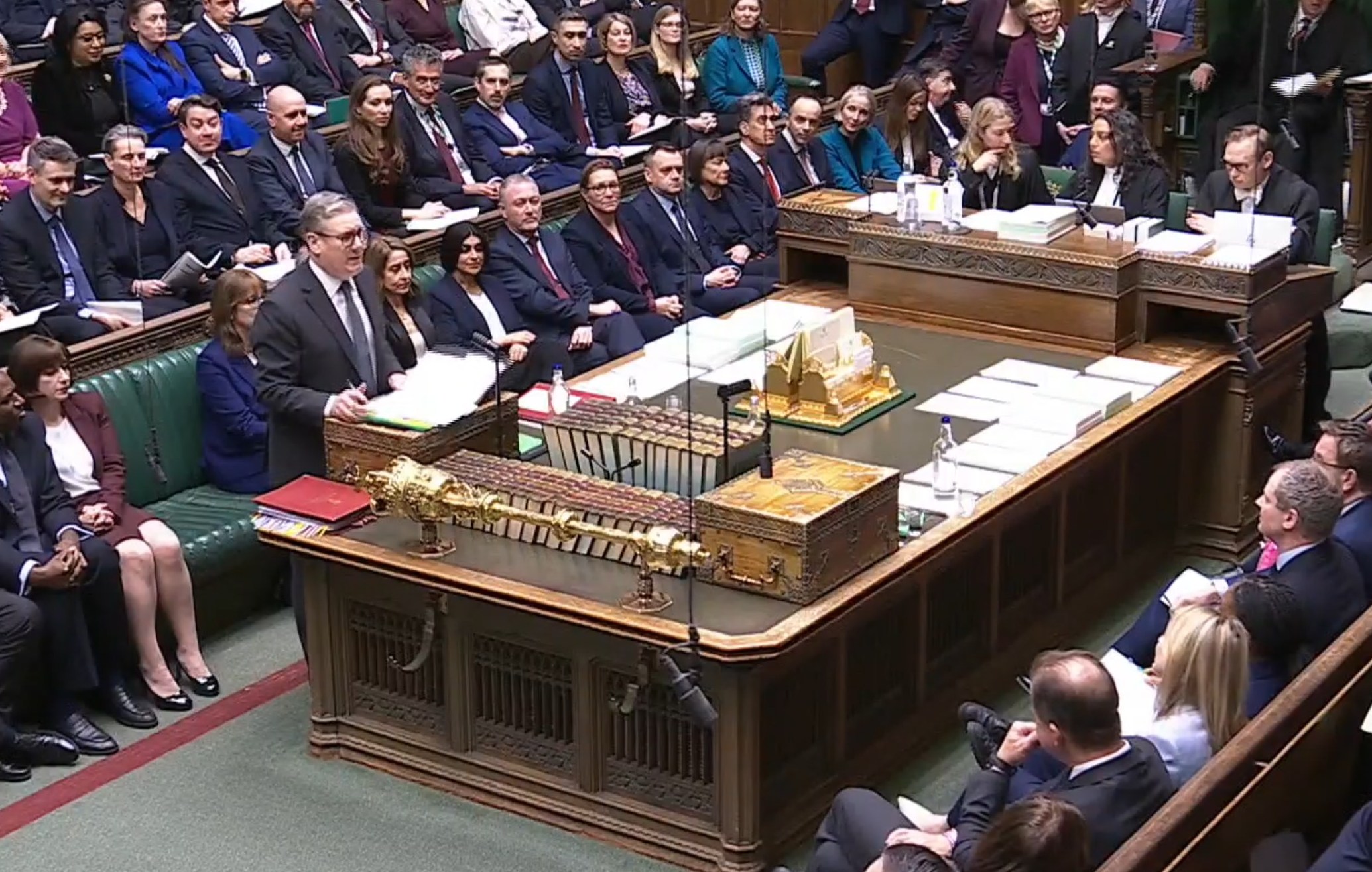 Starmer speaking in the Commons on Wednesday