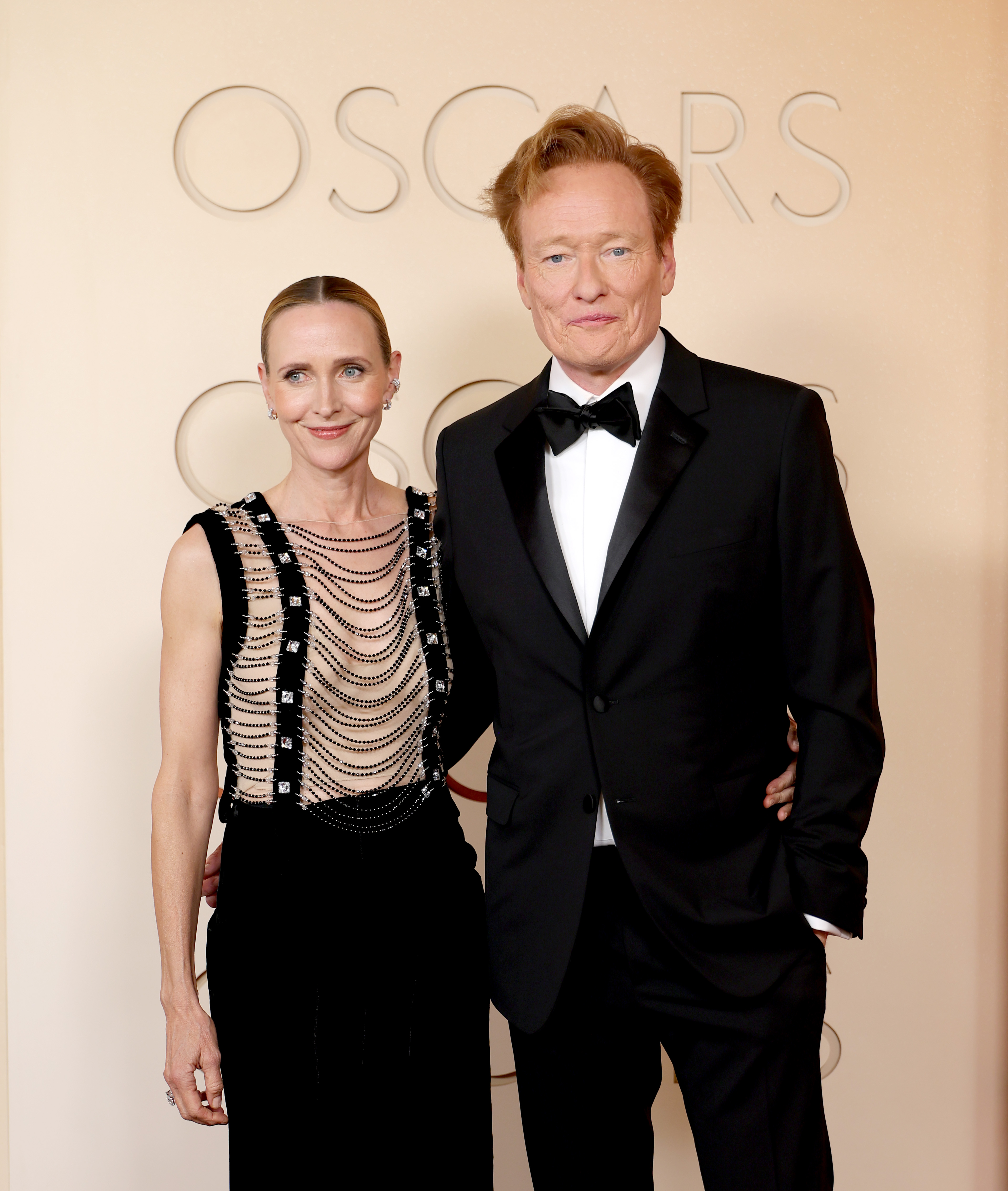 Conan O’Brien with his wife Liza Powel O’Brien