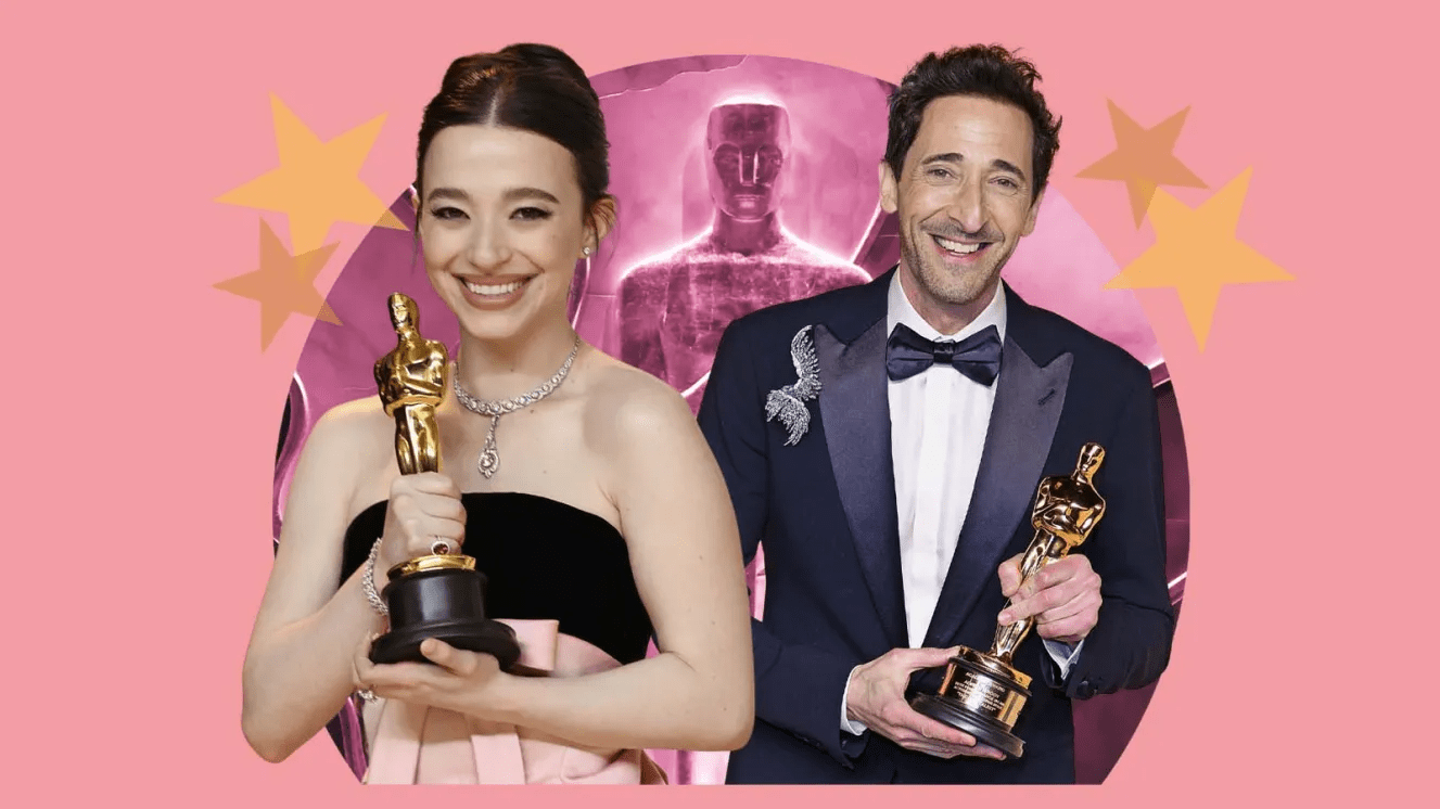 Mikey Madison and Adrien Brody