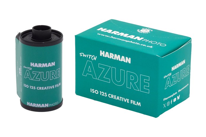 Harman Switch Azure 35mm film and box (Pic: Harman Technology)