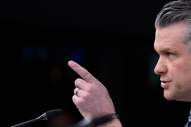 US Secretary of Defense Pete Hegseth speaks during a news conference at the Pentagon in Washington, DC, on March 19, 2026. Oil and gas prices soared Thursday after Iran hit the world's largest liquefied natural gas (LNG) facility in Qatar and threatened to destroy the region's energy infrastructure,