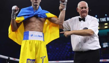 Image: Daniel Lapin Scores First-Round KO as Usyk, Joshua Watch in Ukraine