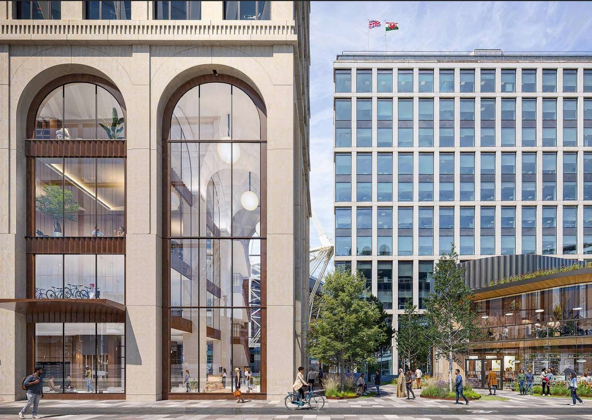 A Street Scene Of The New Development