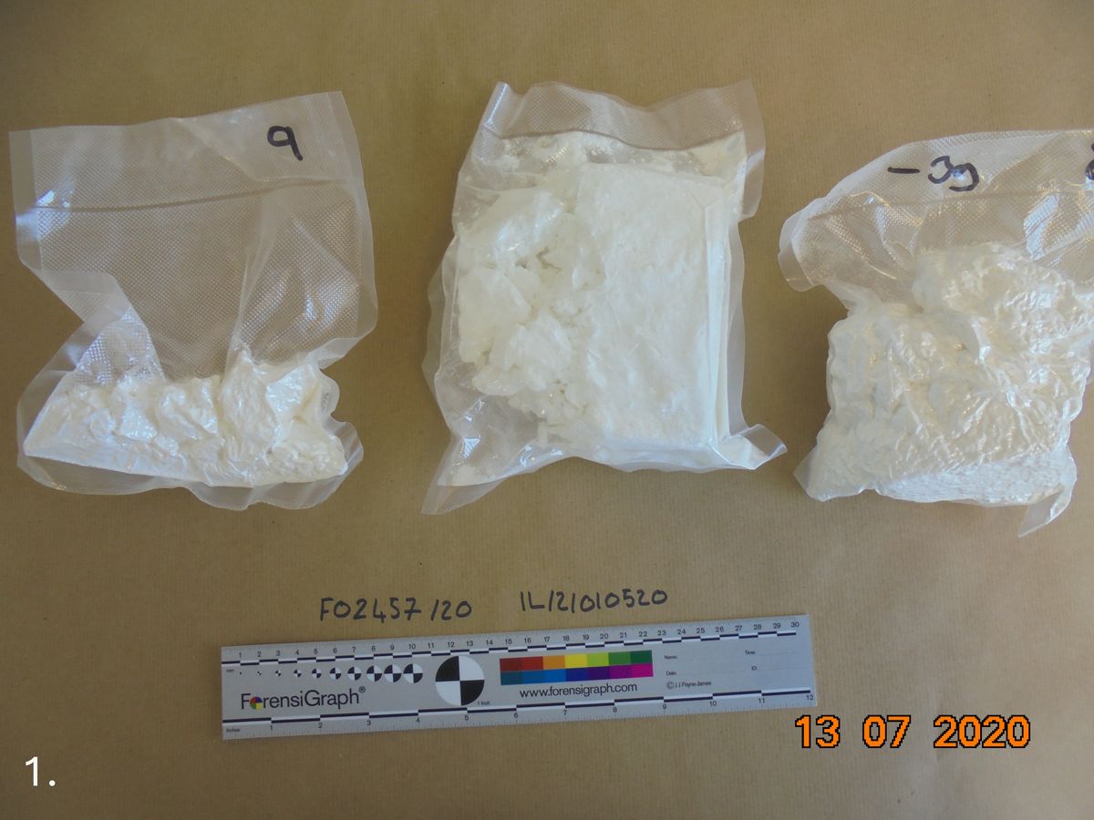 Cocaine worth over £80,000.