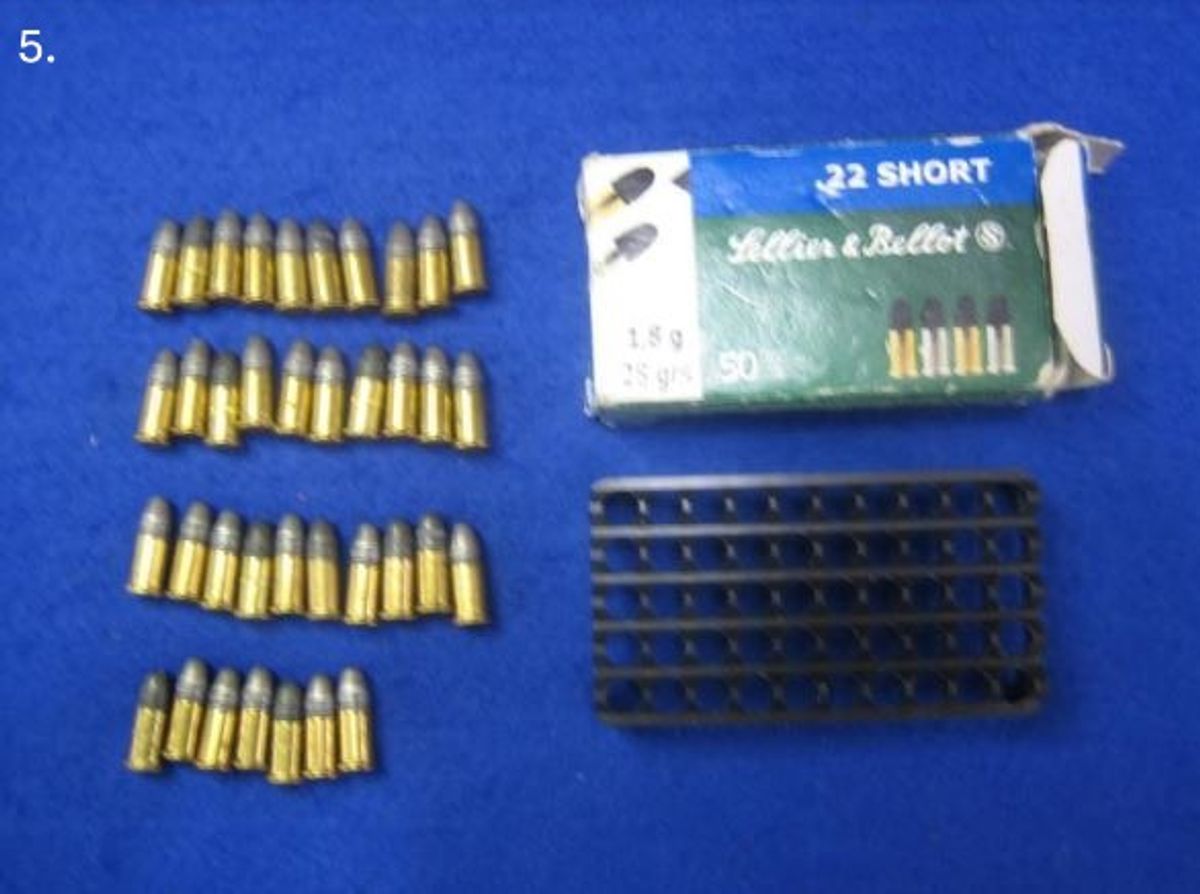 Ammunition for the revolver.