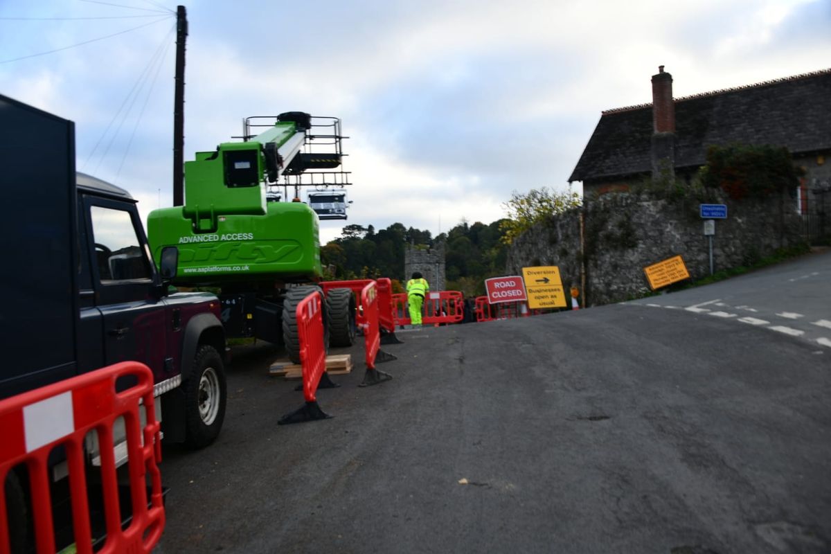 Filming for the new Harry Potter series is taking place in Lustleigh.