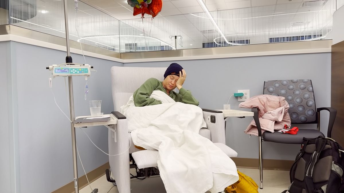 Undergoing chemotherapy was exhausting