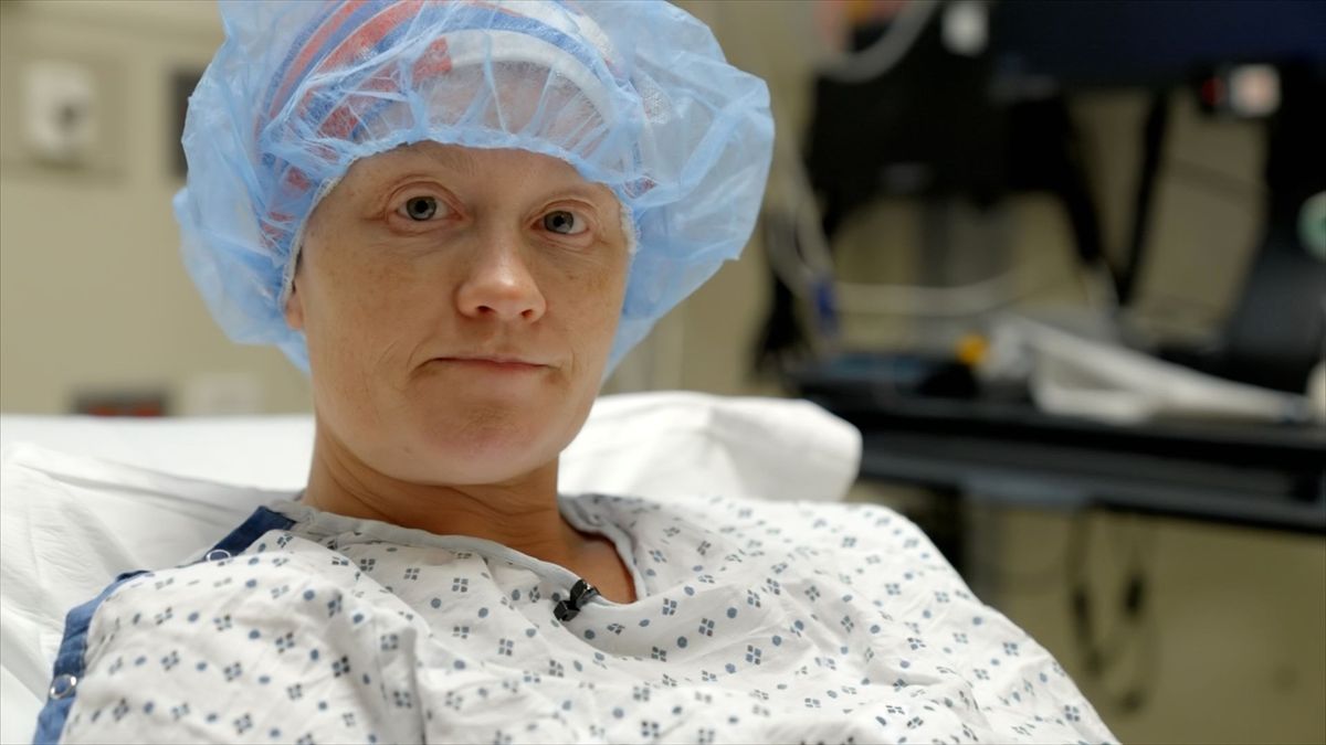 Maxine opted for minimal reconstruction after her double mastectomy