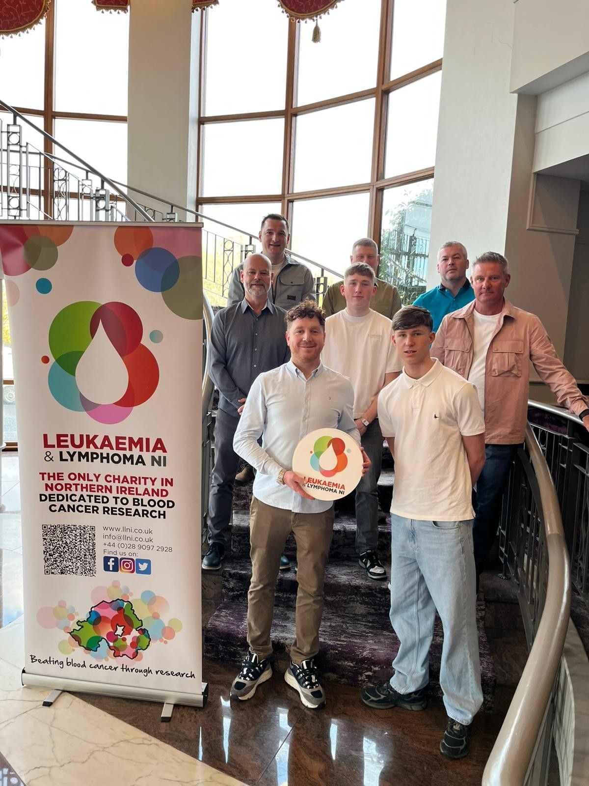 Barry and Rhys have been joined by friends Steven and Callum Sterritt, Rodney Balmer, William Hamilton, Ryan Ferry and Graham Mitchell