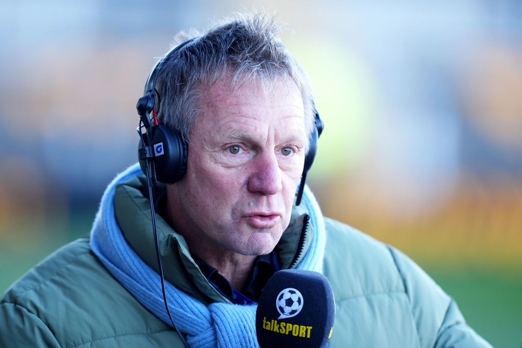 talkSPORT pundit Stuart Pearce at the Pirelli Stadium, Burton upon Trent. Picture date: Saturday February 14, 2026. PA Photo. Photo credit should read: Mike Egerton/PA Wire.
