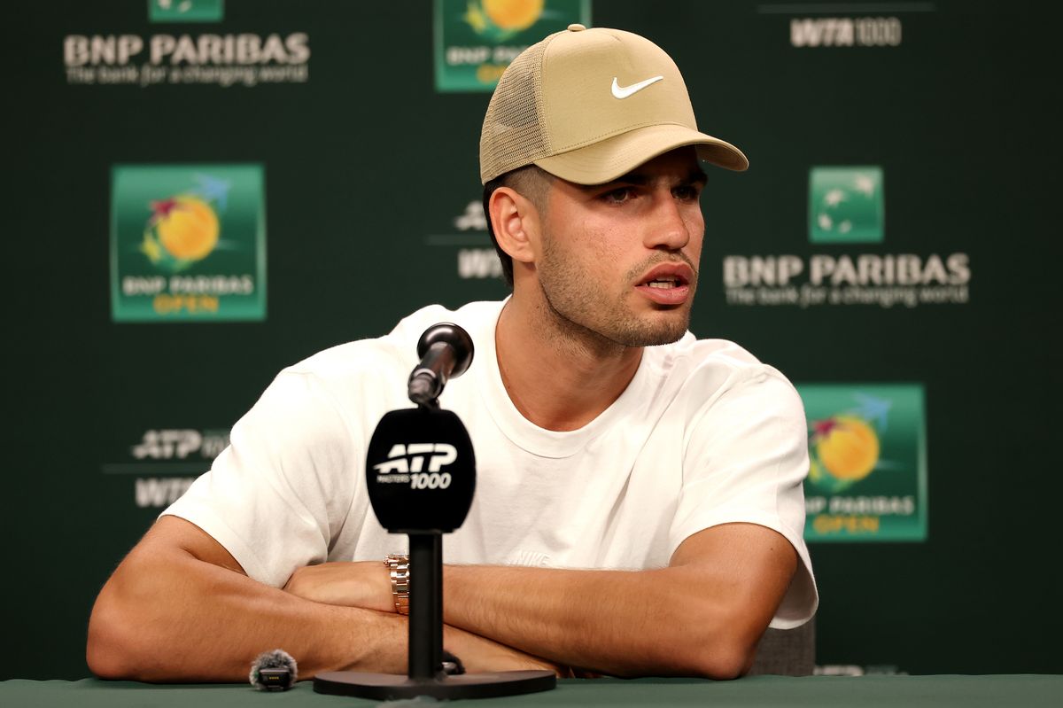 Carlos Alcaraz speaking